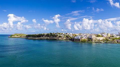 Old San Juan’s historic coastline, where centuries-old fortifications meet the Atlantic.