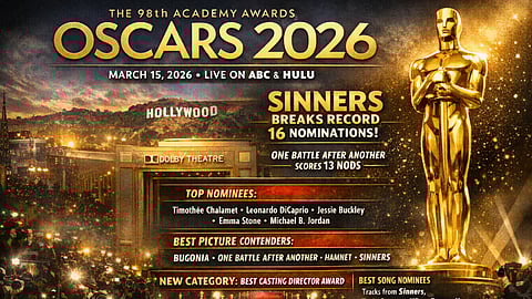 2026 Oscars promotional poster