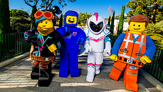 LEGOLAND Parks life-sized figurines walking at LEGOLAND California Resort