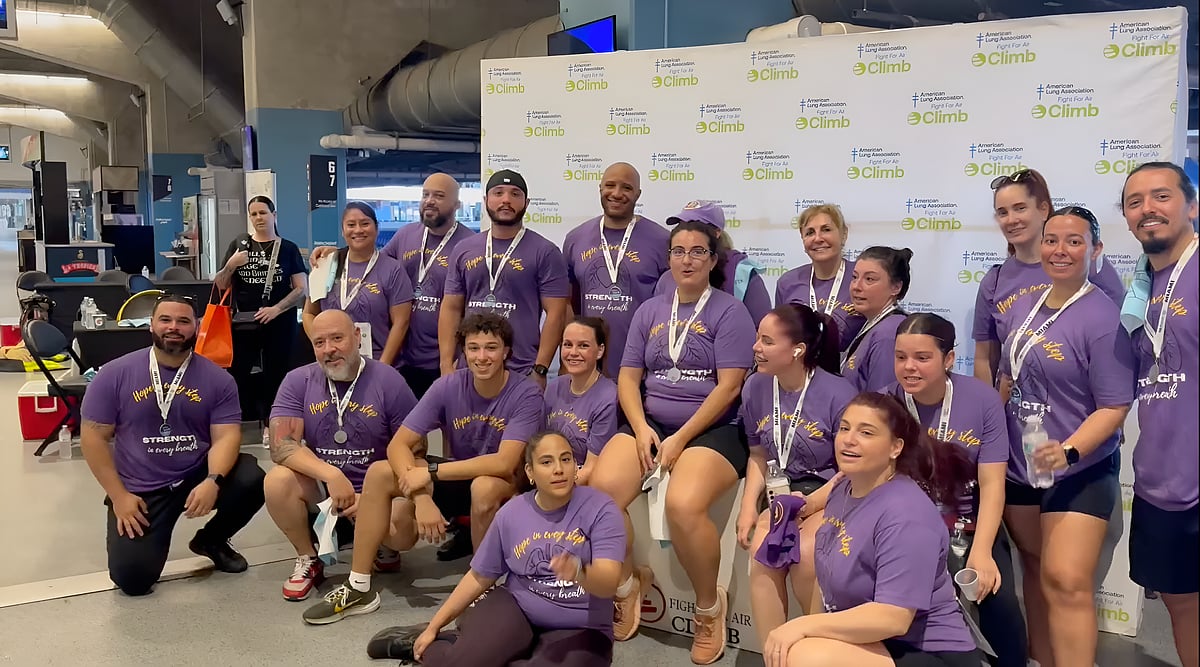 Nearly 1,000 Climbers Conquer 1,700 Steps at loanDepot Park to Raise $275,000 for Lung Health in South Florida