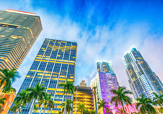 The glittering skyline of Miami sets the stage for a vibrant March