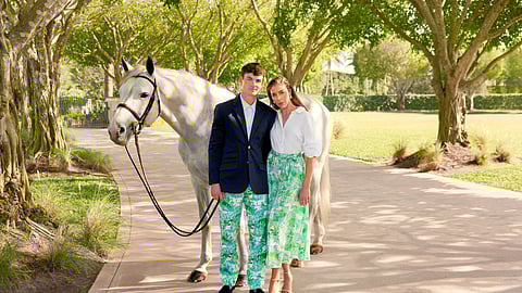 Lilly Pulitzer Galloping Gals Print