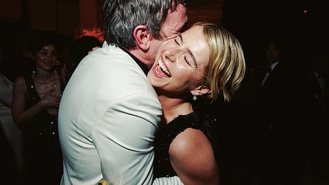 Kris Jenner and Kim Kardashian at Vanity Fair’s 2026 Oscar Party at LACMA