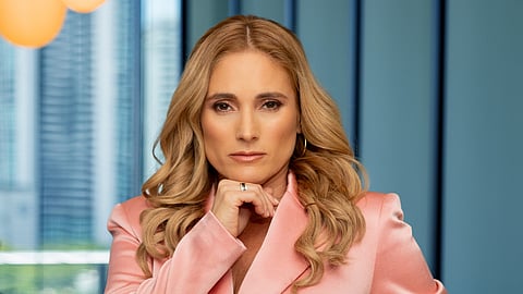 Portrait of Marylin Dans, founder of URLuminous breast health technology platform