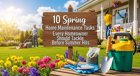 10 Spring Home Maintenance Tasks Every Homeowner Should Tackle Before Summer Hits