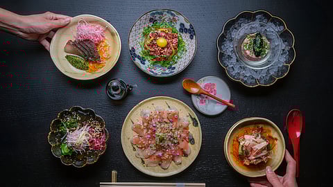 Teruko tablespread at Hotel Chelsea