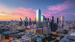 downtown-dallas-skyline-features-gleaming-skyscrapers