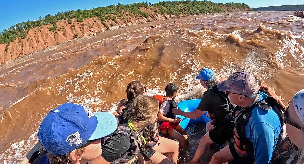 Riding the Wave: The Thrill of Tidal Bore Rafting in Nova Scotia