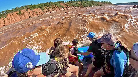Tidal Bore Rafting with Fundy Tidal Bore Adventures