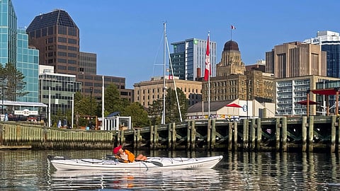 Kayaking in Halifax at the Muir Hotel