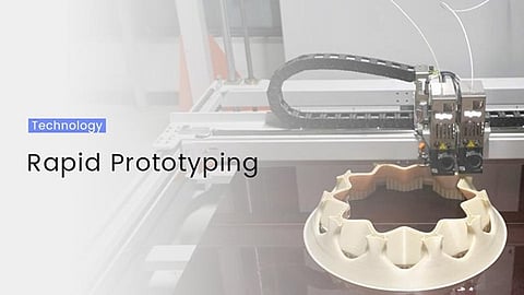 A 3D printer used for additive manufacturing