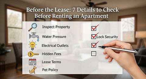 A practical checklist for renters