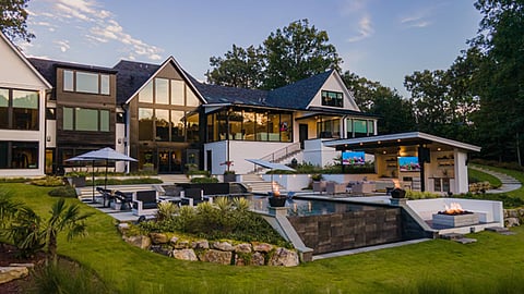 A Scandinavian-inspired luxury modern mansion