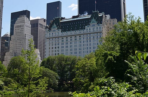 Iconic Plaza Hotel in New York City