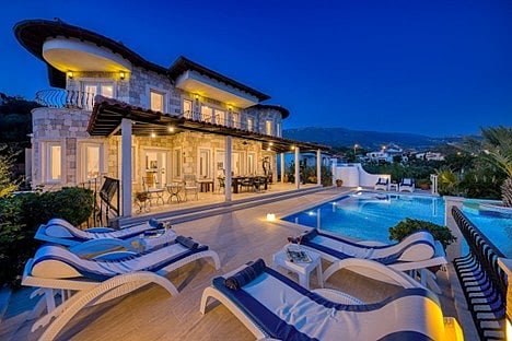a luxury villa