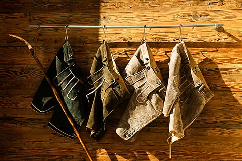 traditional leather breeches known as Lederhosen