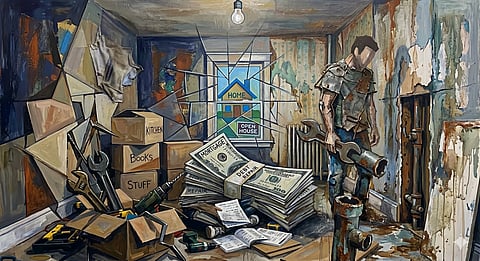 artwork of Japanese surrealist painter Tetsuya Ishida