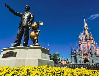 iconic view from the heart of the Magic Kingdom Park at Walt Disney World Resort in Florida