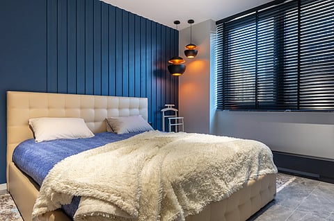 a luxury bedroom 