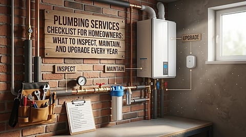 Plumbing Services Checklist for Homeowners: What to Inspect, Maintain, and Upgrade Every Year