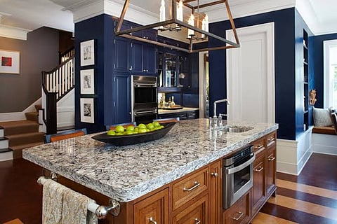 a modern kitchen countertop 