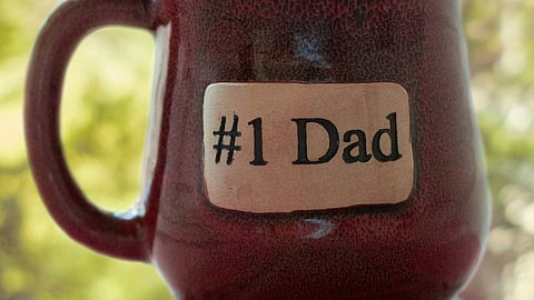 #1 dad coffee mug