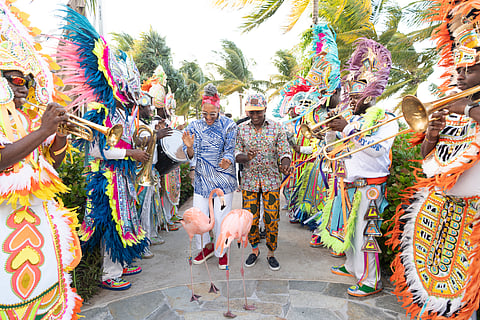 Celebrity Chefs Carla Hall & Marcus Samuelsson at The Bahamas Culinary & Arts Festival