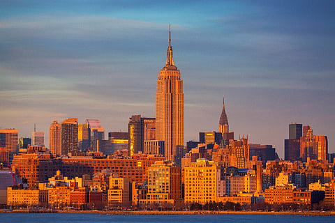 the Empire State Building