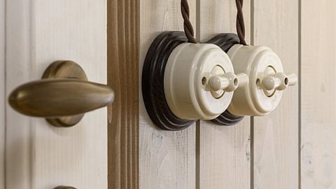 Brass door knob
