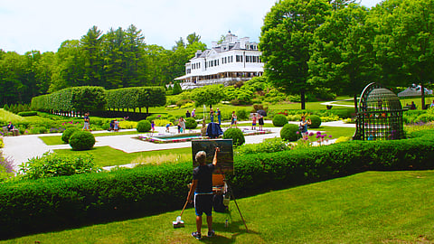 Summer afternoon at The Mount in Lenox, the Berkshires