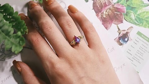 alexandrite engagement rings