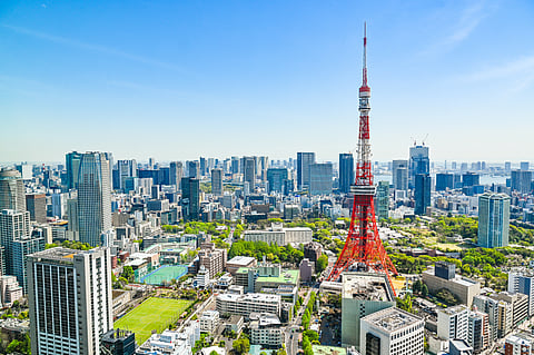 Central Tokyo luxury high-rise residential towers