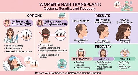Women's Hair Transplant: Options, Results, and Recovery