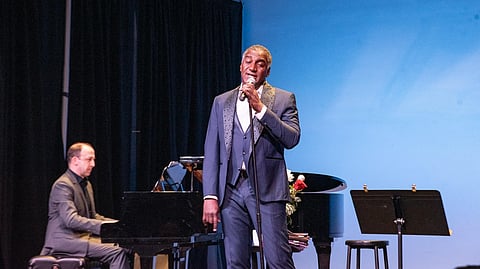 Norm Lewis performing at the Hamptons Summer Songbook by the Sea Season Opening