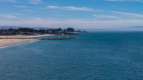 Serene view of Santa Cruz, California