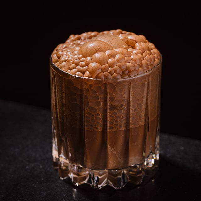 Rye Egg Cream cocktail at Jaywalker in Bushwick
