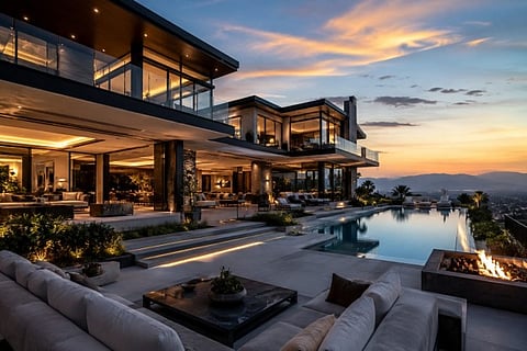 a luxury home exterior