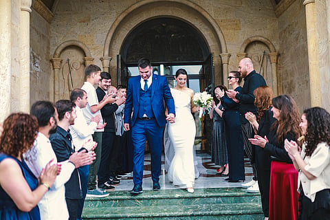 a wedding scene