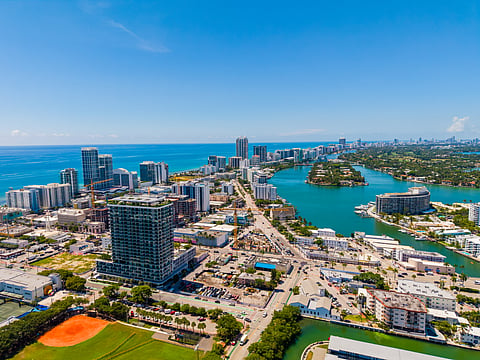 North Beach Miami Aerial