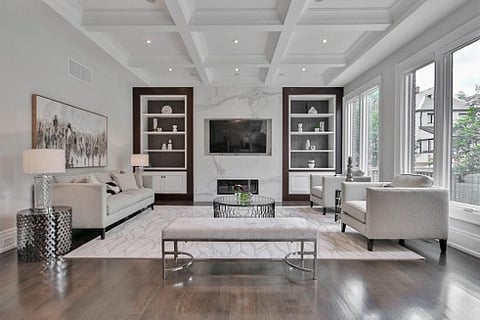 Modern luxury living room.