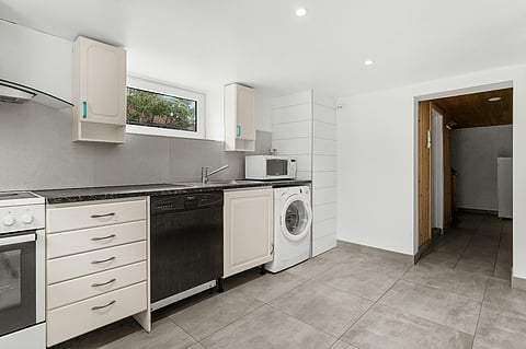 white kitchen interior
