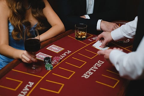 Casino card game.