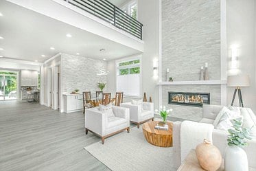 White home interior