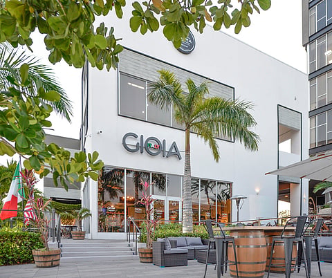 Photograph from Gioia Italy restaurant in Hallandale Beach by Dave Carletti