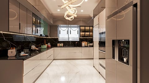 Modern kitchen.