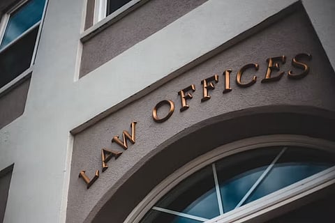 Law offices sign.