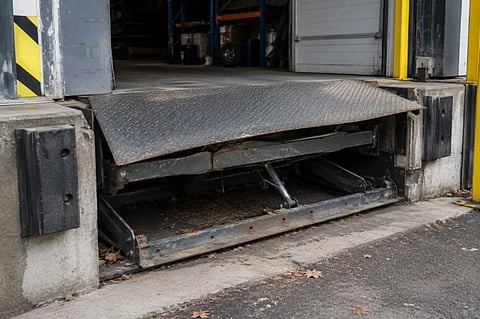 Loading dock leveler.