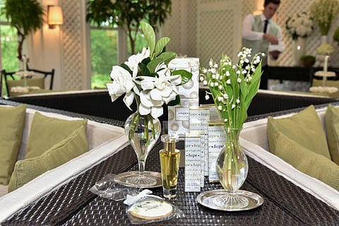 SOUTHAMPTON, NY - AUGUST 18: Atmosphere at Audrey Gruss' All White Ladies Tea at Private Residence on August 18, 2018 in Southampton, NY. (Photo by Eugene Gologursky/PMC) *** Local Caption *** Atmosphere