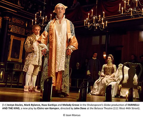 (l-r) Iestyn Davies, Mark Rylance, Huss Garbiya, Melody Grove
