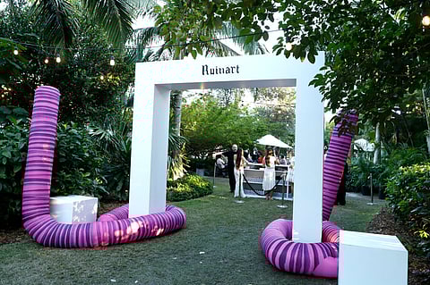MIAMI, FLORIDA - NOVEMBER 30:A general view of atmosphere as seen at the Unconventional Bubbles With Ruinart + David Shrigley on November 30, 2021 in Miami, Florida. (Photo by Astrid Stawiarz/Getty Images for Ruinart)